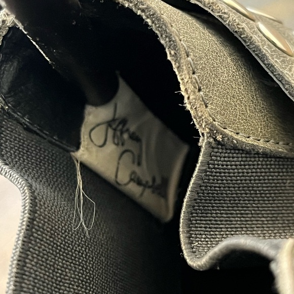 😎 Jeffrey Campbell Distressed Studded Booties Womens size 7 - Picture 4 of 10